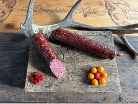 Hirsch Salami Knoblauch